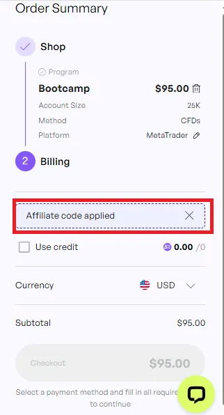 The5ers 10% off coupon code